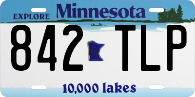 MN license plate 842TLP