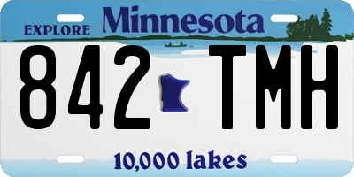 MN license plate 842TMH