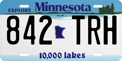 MN license plate 842TRH