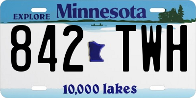 MN license plate 842TWH