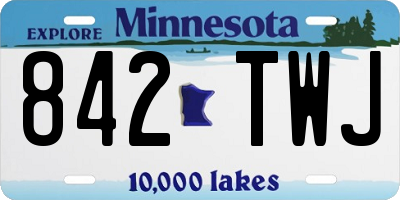 MN license plate 842TWJ