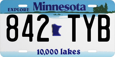 MN license plate 842TYB
