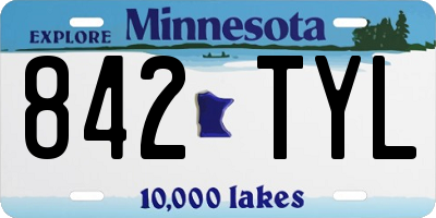 MN license plate 842TYL