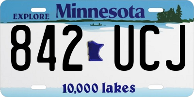 MN license plate 842UCJ