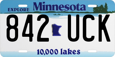 MN license plate 842UCK