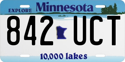 MN license plate 842UCT