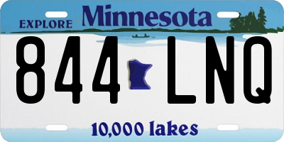 MN license plate 844LNQ