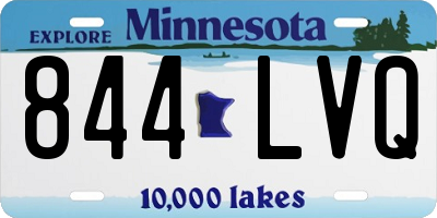 MN license plate 844LVQ