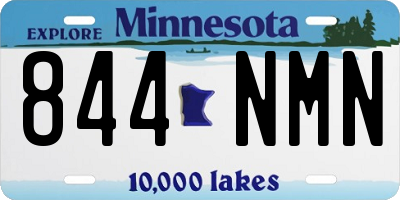 MN license plate 844NMN