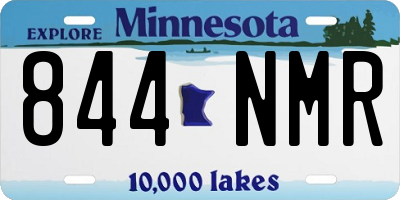 MN license plate 844NMR