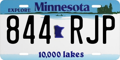 MN license plate 844RJP