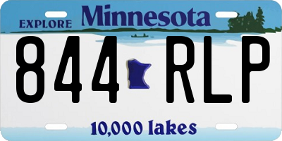 MN license plate 844RLP