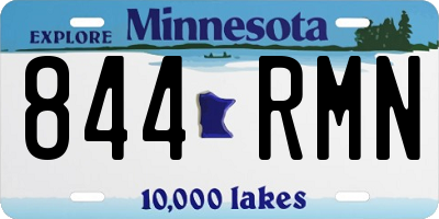 MN license plate 844RMN