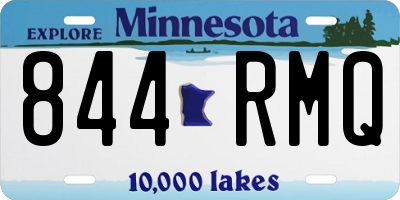 MN license plate 844RMQ