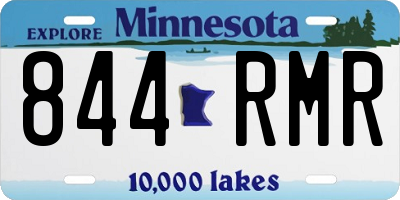 MN license plate 844RMR