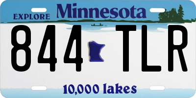 MN license plate 844TLR