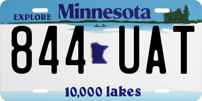 MN license plate 844UAT