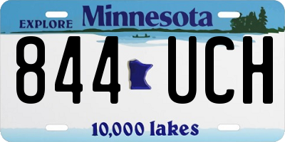 MN license plate 844UCH