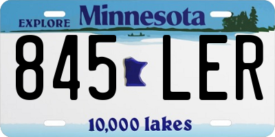 MN license plate 845LER