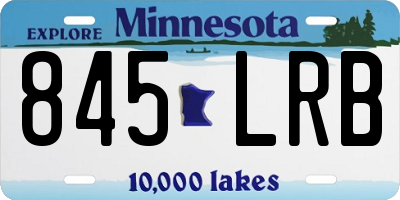 MN license plate 845LRB
