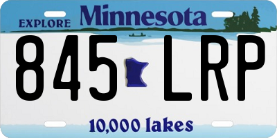 MN license plate 845LRP