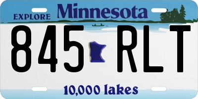 MN license plate 845RLT
