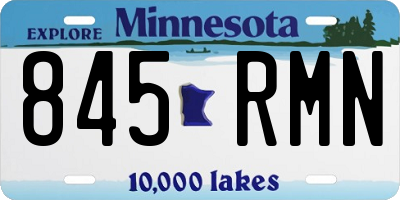 MN license plate 845RMN
