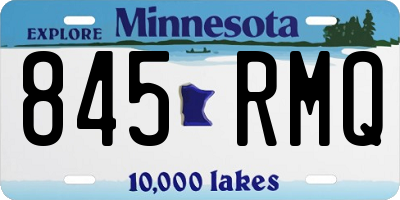 MN license plate 845RMQ