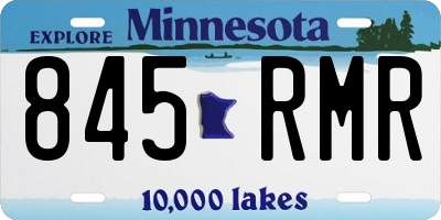 MN license plate 845RMR