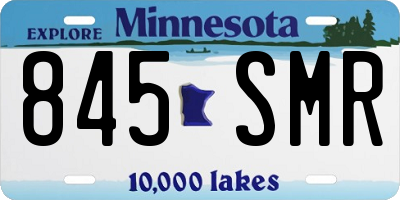 MN license plate 845SMR