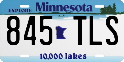 MN license plate 845TLS