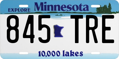 MN license plate 845TRE
