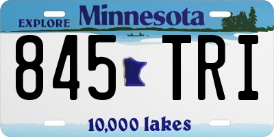 MN license plate 845TRI