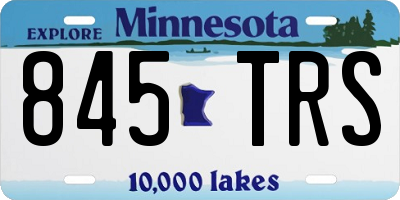 MN license plate 845TRS