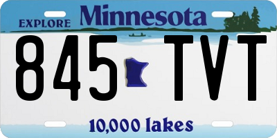 MN license plate 845TVT