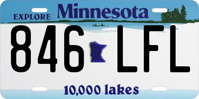 MN license plate 846LFL