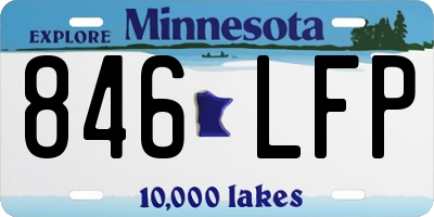 MN license plate 846LFP