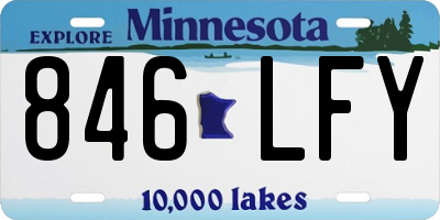 MN license plate 846LFY