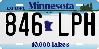 MN license plate 846LPH