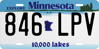 MN license plate 846LPV