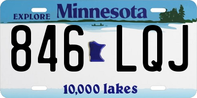 MN license plate 846LQJ
