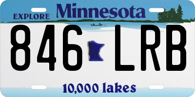 MN license plate 846LRB