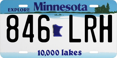MN license plate 846LRH