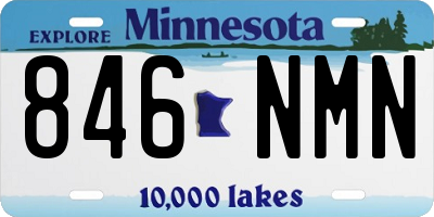 MN license plate 846NMN