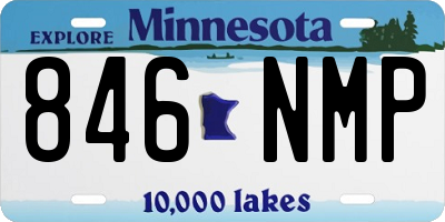 MN license plate 846NMP