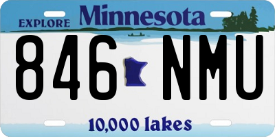 MN license plate 846NMU