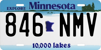 MN license plate 846NMV