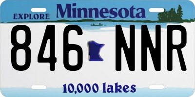 MN license plate 846NNR