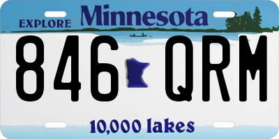 MN license plate 846QRM