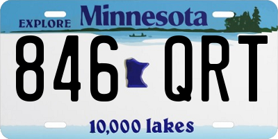 MN license plate 846QRT